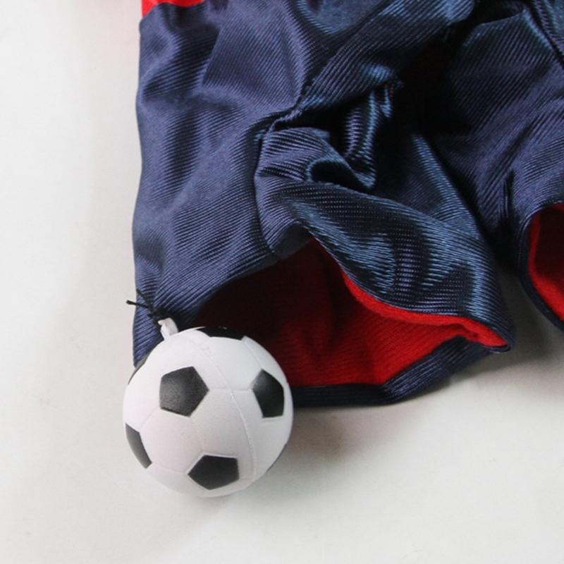 Lustiges Sportler-Fußballer-Kostüm für Hunde Haustier Urlaubszubehör Halloween Geeignet für Katzen und Hunde
