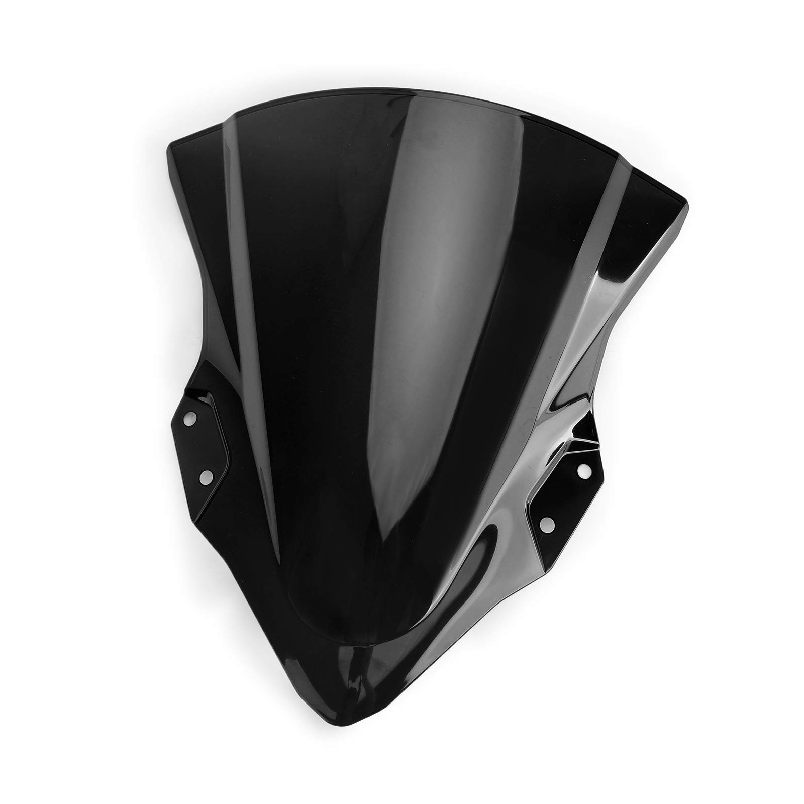 

Bruce Shark Kawasaki Ninja 400 Чорний ABS Захисник екрану & (2018-2022 роки) Лобове скло, чорний