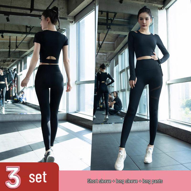 Women's High-End Summer Yoga & Running Activewear Set - Quick-Dry Tight Fit Sportswear