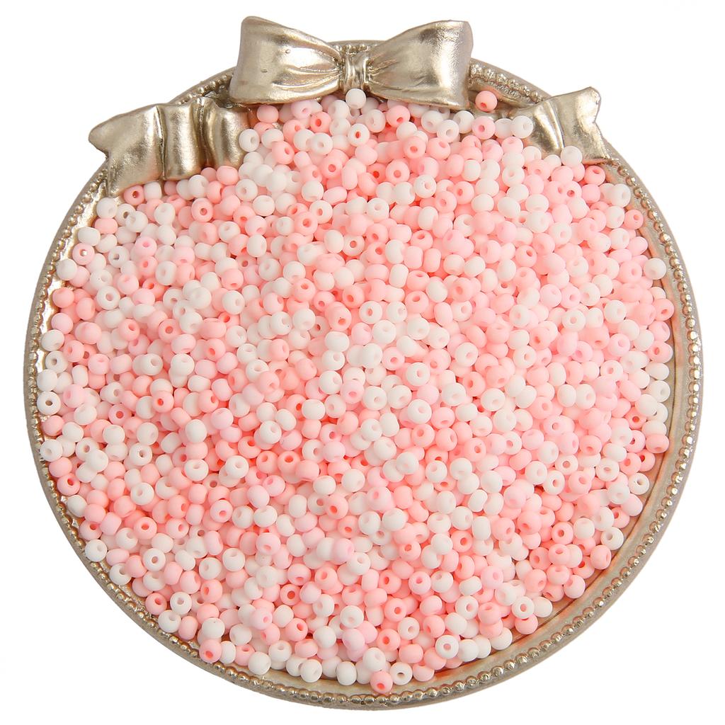 450G High Quality Seed Beads Macarons Frosted Polish Glass Beads for Bracelet Necklace DIY Jewelry Accessoreis Making