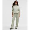 Lululemon Softstreme Half Zip  Long Fog Green