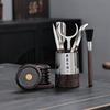 Wooden Tea Ceremony Tools Set Six Essential Accessories Kung Fu Making Home Use