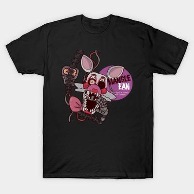 Unisex Fashion TShirt Five Nights At Freddys Mangle Fan T Shirt Print TShirt Plus Size S-5XL T-Shirt 100%Cotton Tops O Neck Short Sleeve Tees