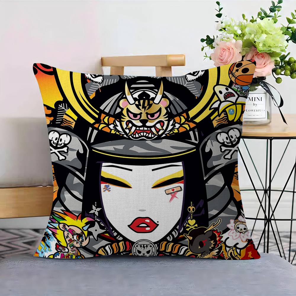 Japonia Anime T-Tokidokis Poszewka na Poduszkę Design Poszewka na Poduszkę Dekoracja Świąteczna Dekorati