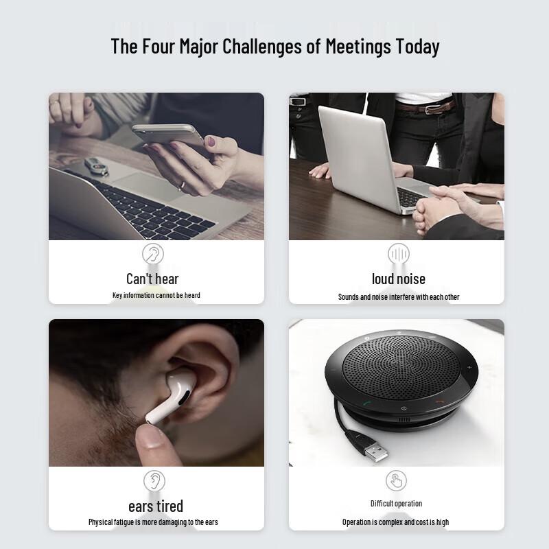 Lenovo ThinkPlus Wireless Omnidirectional Conference Microphone (CN version)