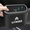 Car Trash Can Storage Box Vehicle Multifunctional Garbage Dust Case For Citroen C4 C3 C5 C1 C2 Berlingo Celysee Cactus Picasso Aircross Saxo