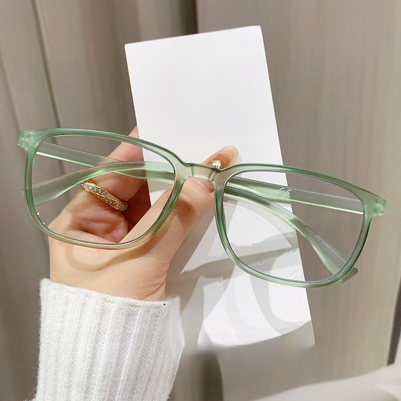 Trendy Classic Square Frame Anti Blue Light Presbyopia Glasses Unisex High Definition Comfortable Reading Eyewear 0 To +4.0