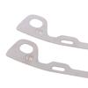 Metal Front Bumper Trim Retaining Clip Pair for Sunny, Slotted Replacement Fastener Plates for Front Bumper Trim Repair and Maintenance, 2 Pieces