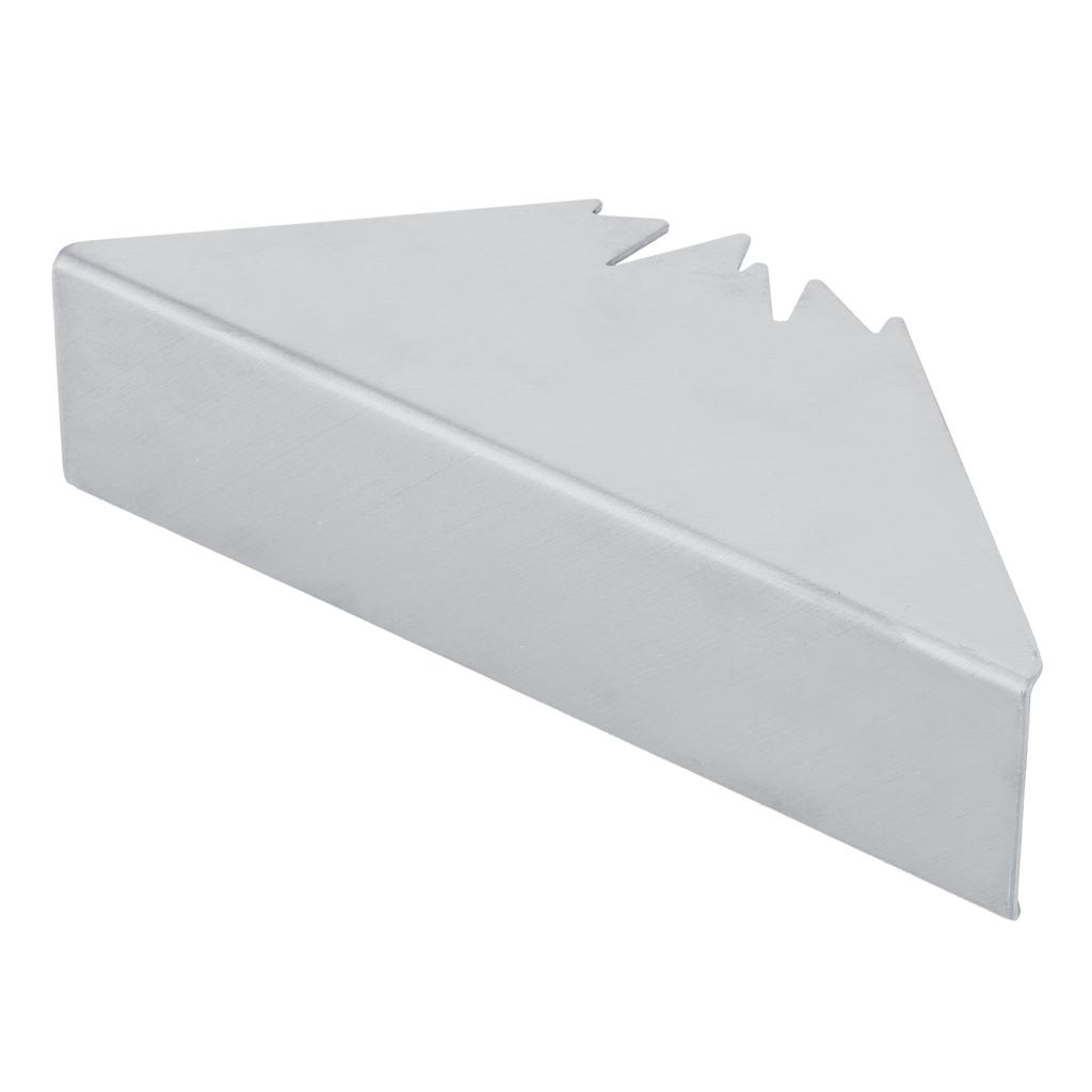 Triangular Napkin Holder Stainless Steel Stand Vertical Tissue Rack for Home Restaurant Hotel