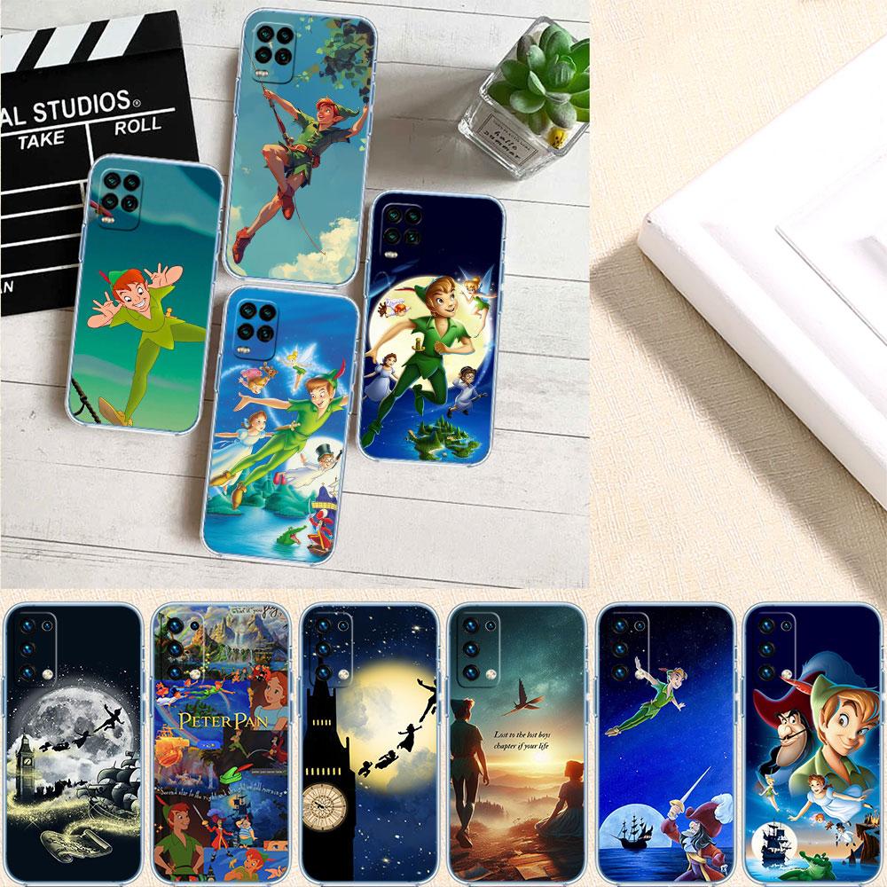 CJ85 Peter Pan Soft Shell Transparent Phone Case for Motorola Moto G7 G8 G9 G84 G85 G73 G24 G15 Z2 Play Power Plus