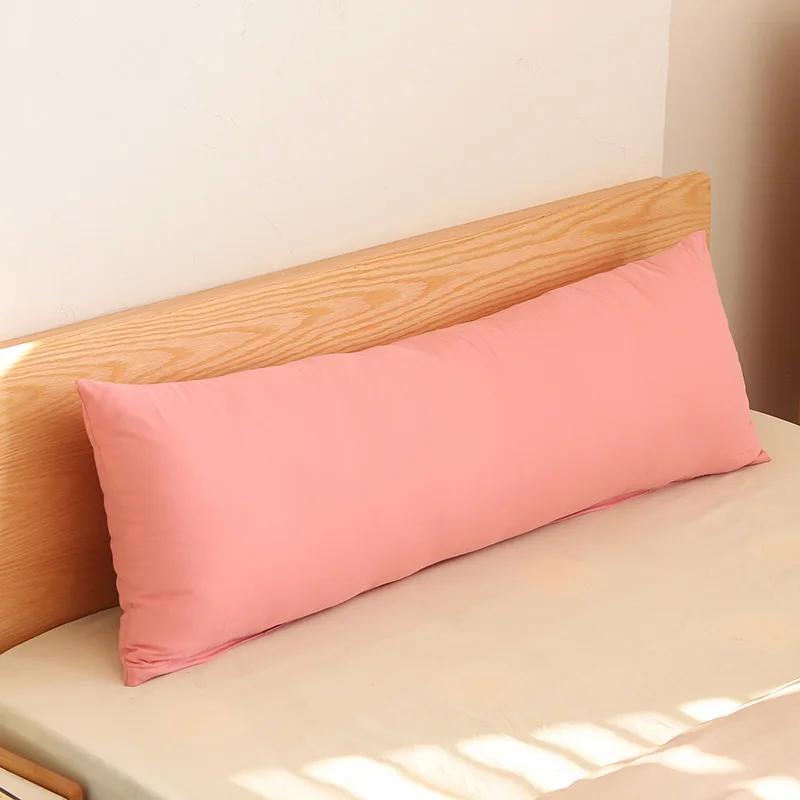 Long Body Pillowcase Ultra Soft Cotton Pillow Case Solid Color Long Lovers Wedding Pillowcases Decorative Throw Pillow 30x60cm 3070₽