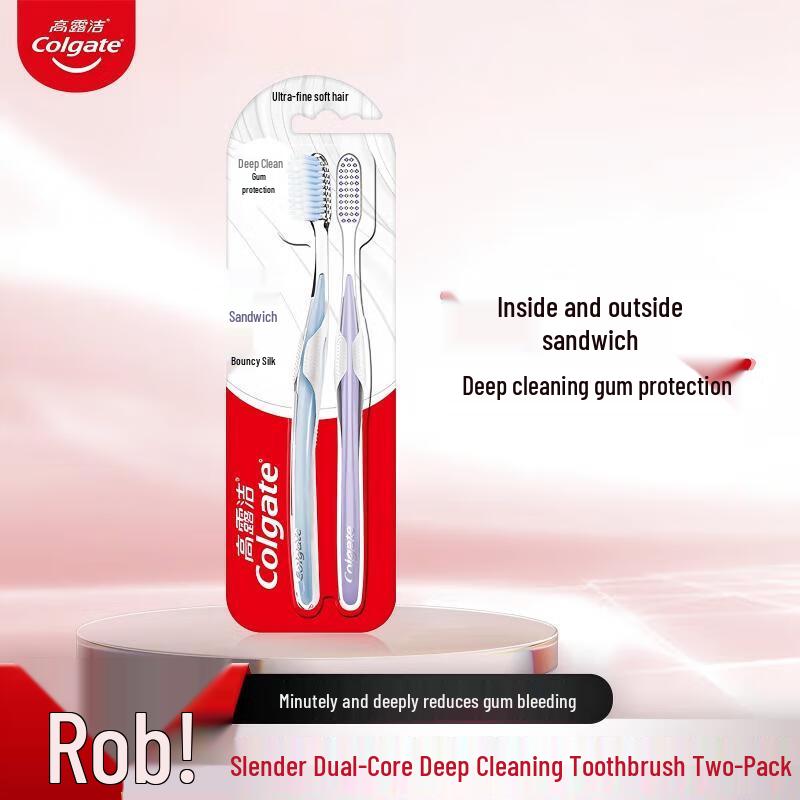 Зубная щетка Colgate Slim Dual Core для глубокой чистки (2-Pack)