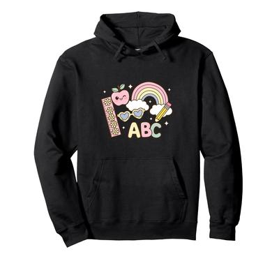 Welcome Back School Shirt Book Pencil Paintbrush Smile Hoodie