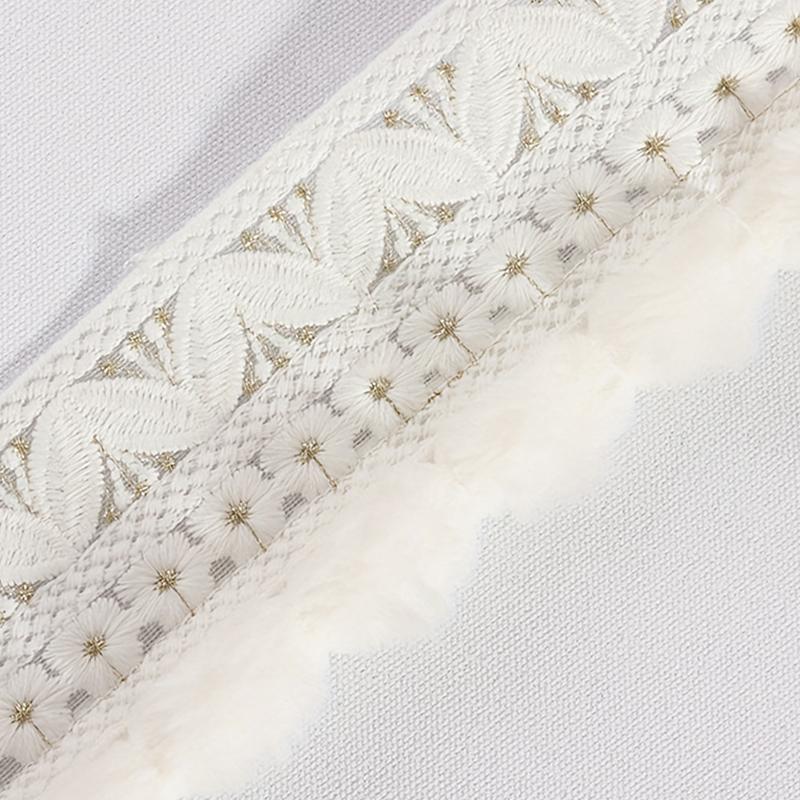 

1 м Кружевная вышивка Изысканные материалы для DIY Многофункциональные швейные принадлежности Изготовление шарфов и одежды Многоцветный