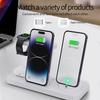 Foldable 6 In 1 Wireless Charger Stand For iPhone 15 14 13 12 11 X  Watch 8 7 6 5 4 3 2 Airpods Fast Charging Dock Station