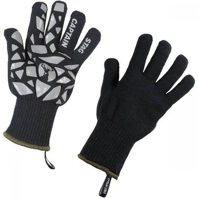 Captain Stag Ug 3312 [Gant Résistant à la Chaleur Ignifuge avec Sangle de Prise en Silicone Noir]