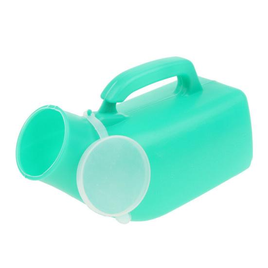 1200 ML Male Urinal with Cap Reusable Plastic Urinal Pot Men Urinal Accessories for Home Elderly Bedridden