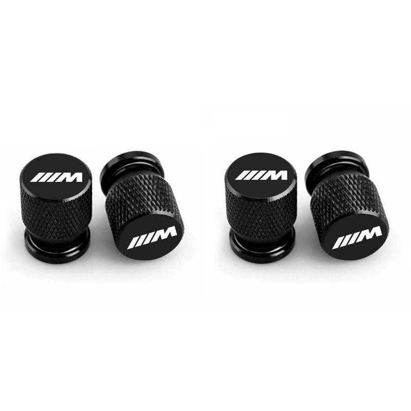 4Pcs Aluminum Car Wheel Valve Caps Tire Stem Dustproof Cover for BMW M Sports E36 E39 E46 E60 E90 E90 F10 F30 G20 G21 G30 F15 X5 DF7