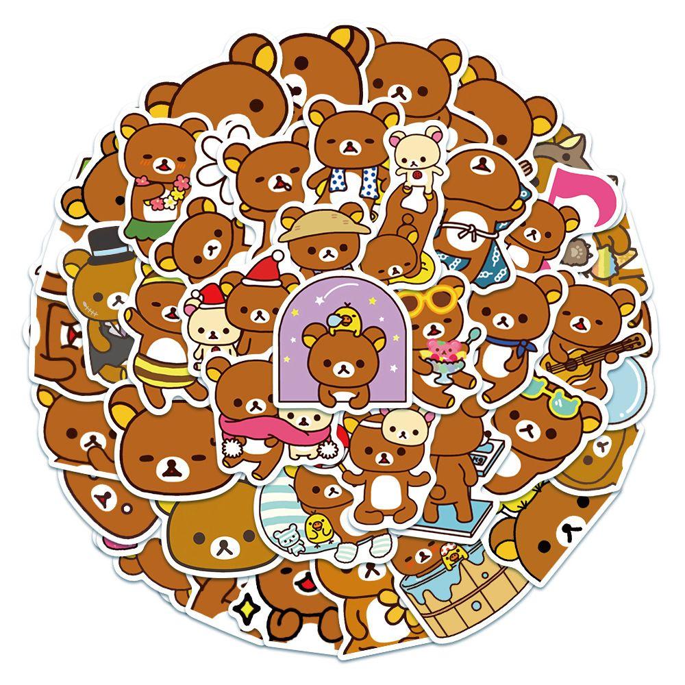 

Sticker Mobile Phone DIY Scrapbooking Graffiti Stickers Cartoon Bear Sticker Rilakkuma Stickers A