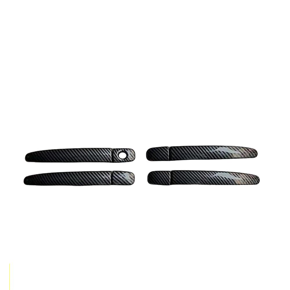 Car Chrome Door for Chevrolet Lacetti Daewoo Optra Viva 2007~2013 Handle Cover Carbon Fiber Trim Catch Cap Stickers Accessories