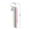 Colorful Unicorn Storage Hanging Rack INS Style Wind Chimes Girls Room Headwear Hair Clip Hairband Organizer Multiuse Home Decor