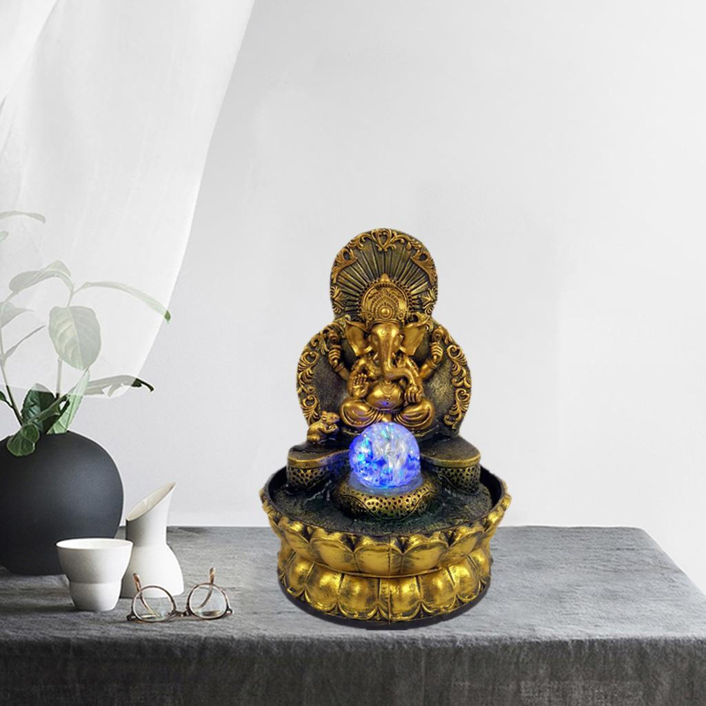 Buy Indoor Tabletop Water Fountain Air Humidifier Table Decor