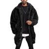 Men's Winter Double-Sided Fleece Lambswool Jacket - Thick, Warm, Casual Long Style
