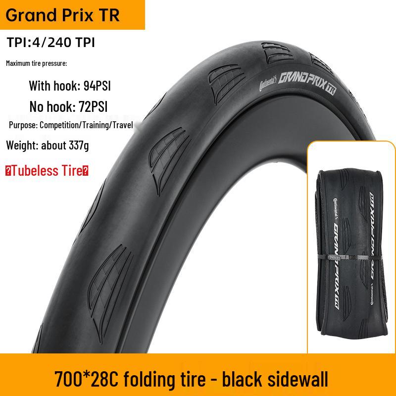 Anvelopă pliabilă tubeless Continental GP5000 TR pentru bicicletă de șosea 700x28/30