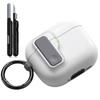 (Sandstone) New Case for Airpods 4th Generation Rugged Protection with Secure Lock for Airpods 4/Pro 2/Pro Case with Cleaner Pen
