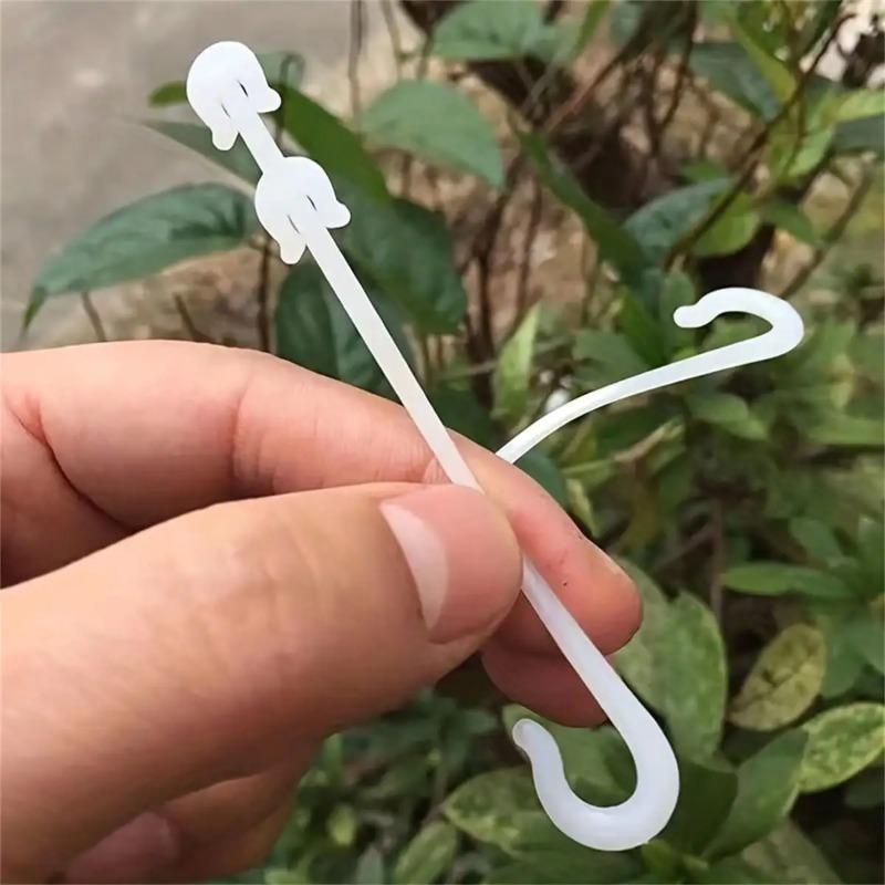 9.5/13/16cm Tomato Support J Shaped Ear Hook Clip Garden Vegetable Grape Vine Fastener Buckle Prevent Fruit Cluster Falling 50Pcs