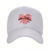 Valentine Heart Print Baseball Cap Unisex Adjustable Cotton Casual Outdoor Sun Protection Cap