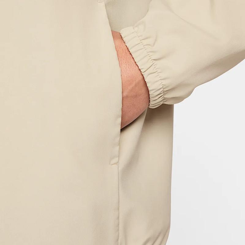 Nike Zipper Logo Stand Collar Long Sleeve Jacket Men Jacket Desert-Khaki FB7500251