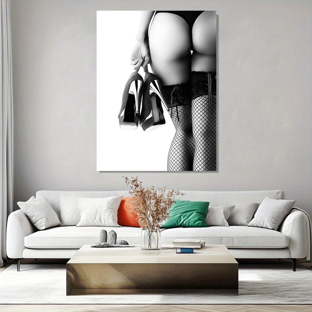Black and White Sexy Woman Poster Nude Girls Canvas Print Painting Picture For Living Room Home Decor
