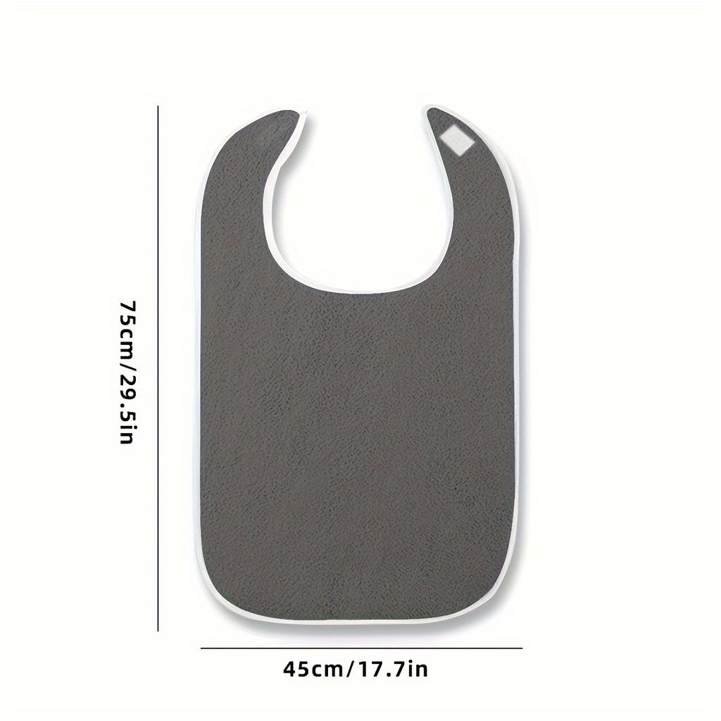 4pcs Adult Bibs, Apron Bib For Men And Women, Suitable For Seniors, Stain Resistant Diet Cloth