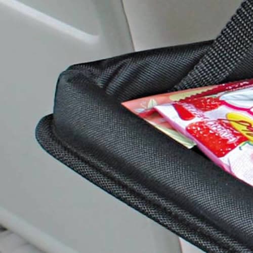 Napolex Genuine Car Table, Rear Seat Tray, Easy Installation, Wide Size, with Border, Belt, Tray Angle Adjustable, Car Supplies JK-59