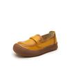 The first layer of cowhide retro soft-soled single shoes, spring and autumn new comfortable and non-slip thick-soled women's shoes are lightweight