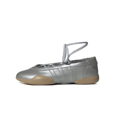 Adidas Taekwondo Mei Ballet Metalizado Prateado Goma