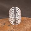 Sunflower European and American Style Hollow Metal Ring, British Retro Design Accessories, New Ring.
