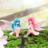 Miniature Cute Flower Fairy Statue Miniature Cartoon Landscape Decoration Doll House Accessories Family Decoration