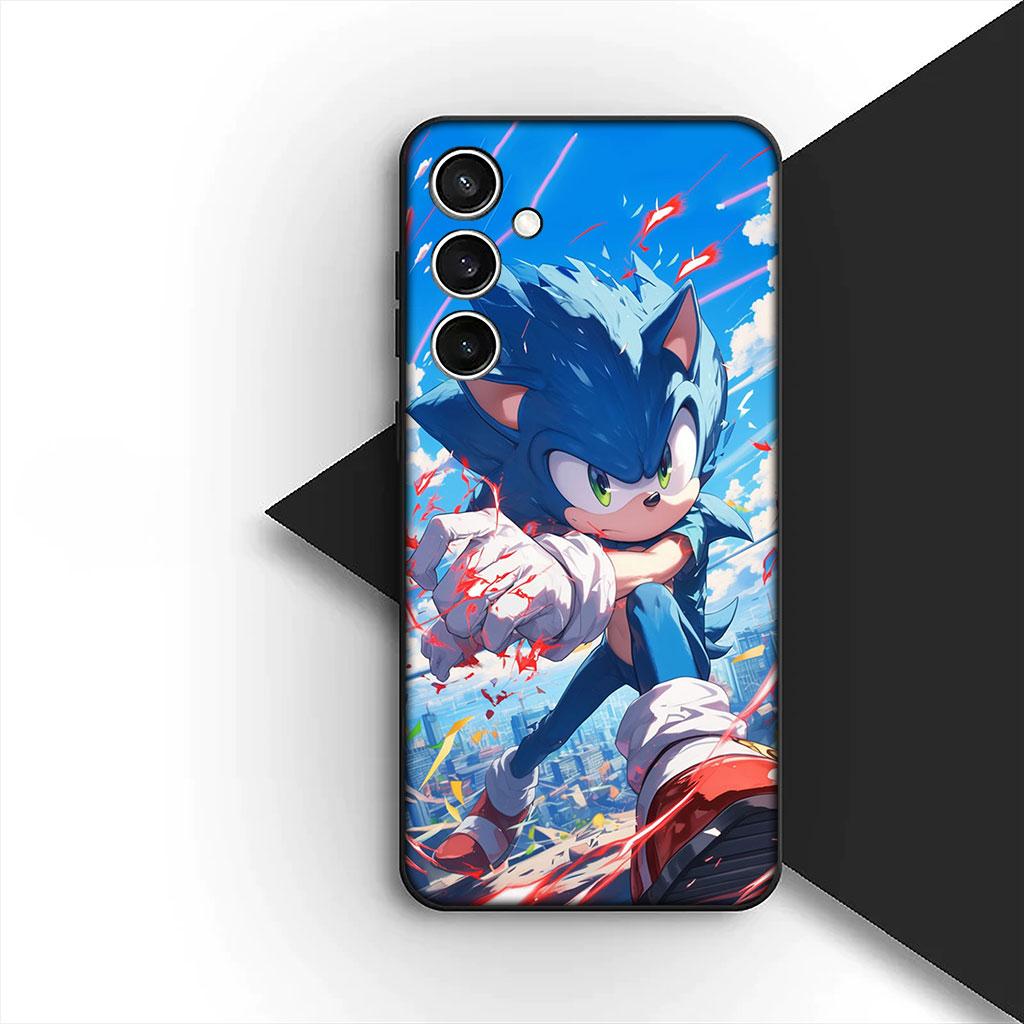 Phone Cover for Motorola Moto G22 G23 G32 G53 G60 G72 G64 G20 G8 G9 Plus Power E13 E20 E32 Soft Case Hedgehog S-Sonics-Poster