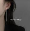 Sterling Silver Long Earrings for Women, 2022 New Style, Slimming Design for Round Faces