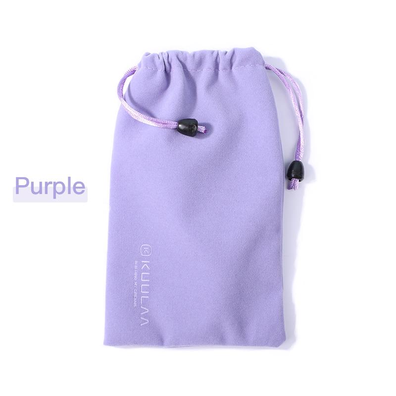 

Мешочек Kuulaa со шнурком завязкой для смартфона фиолетовый