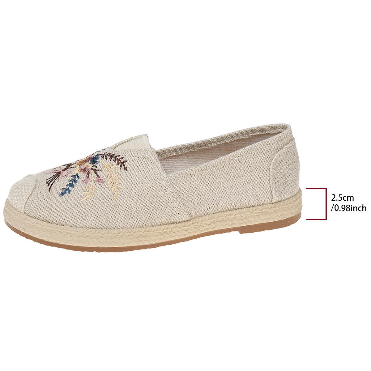 

Летние соломенные туфли-рыбаки женские кружевные ажурные туфли-лодочки на плоской подошве, повседневные льняные одинарные туфли 41