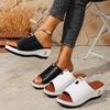 Fashion Women's Thi Heel Sandals Summer Outdoor Wear 2025 New Ular High Heel One Strap Large Size Best Selling Beach Slippers