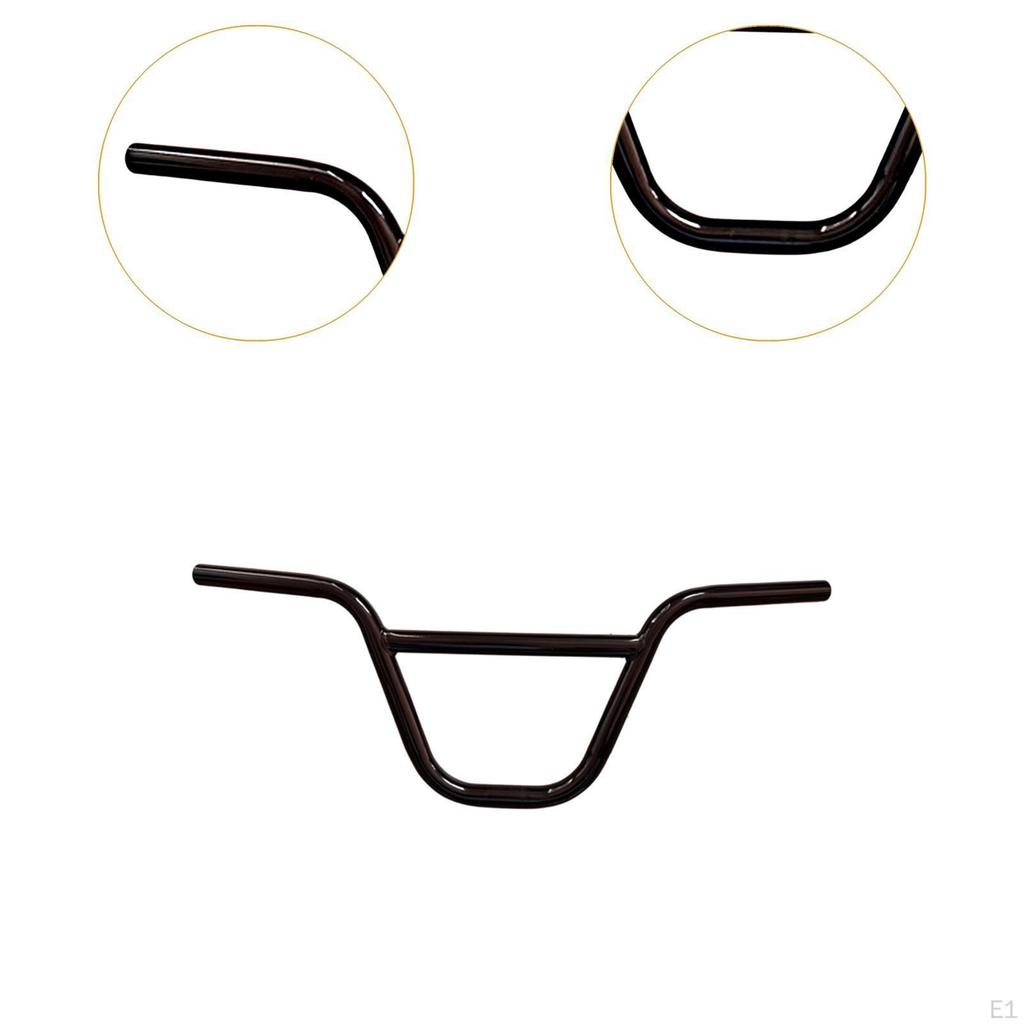 Bike Handlebar High Carbon Steel Supplies Sturdy 22.2 Replace Stylish Simple Installation