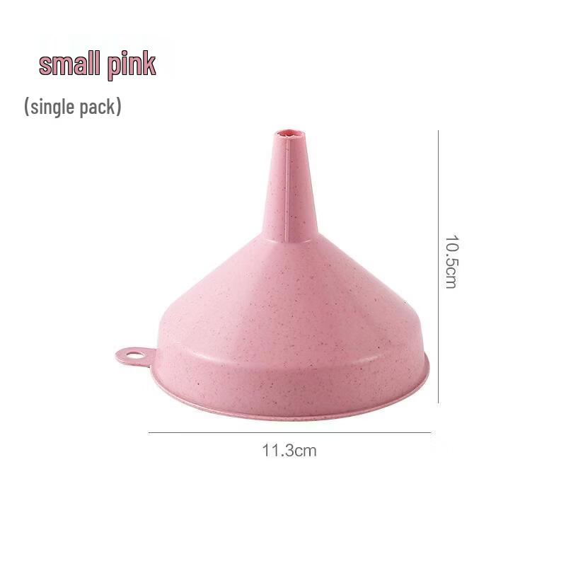 SEE KEAN Small Pink Plastic Funnel (2-Pack)