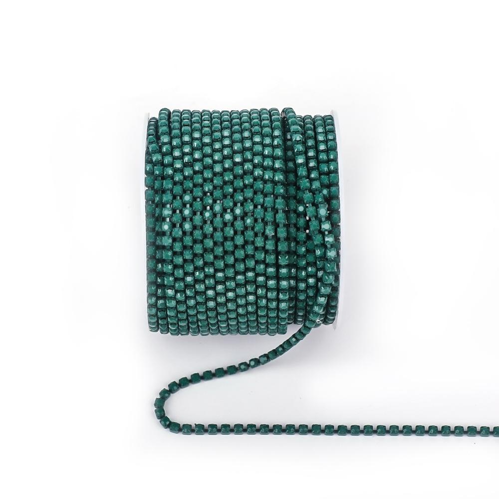 

Weichen Specializes In Protein Color Electrophoresis Claw Chain Ceramic Single Row Rhinestone Chain Diy Jewelry Accessories Clothing Accessories SS6 2mm (1 yard/bar)