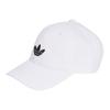 adidas Klassische Drei-Streifen-Baumwoll-Baseballkappe Unisex Hüte Weiß JC6025