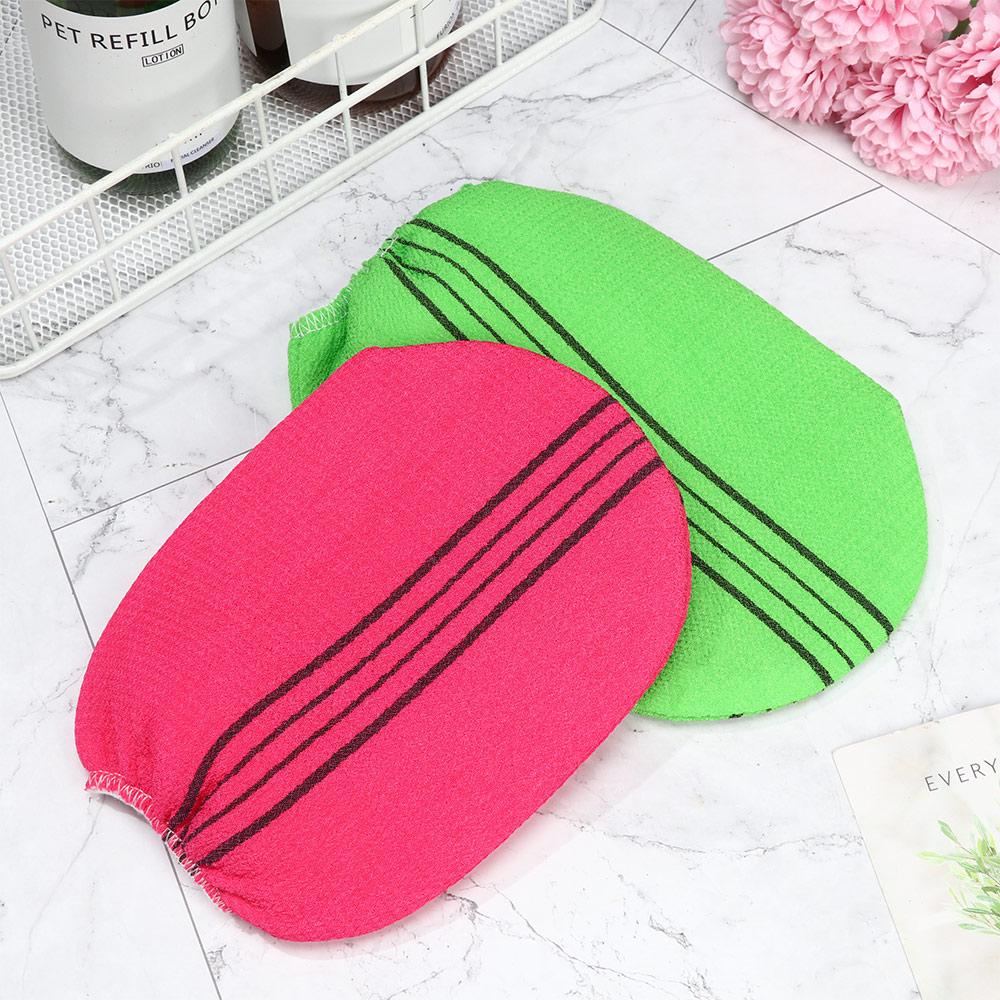 Smooth Skin Viscose Fiber Cleaner Exfoliating Towel Bath Glove Body Rub Shower Scrubber