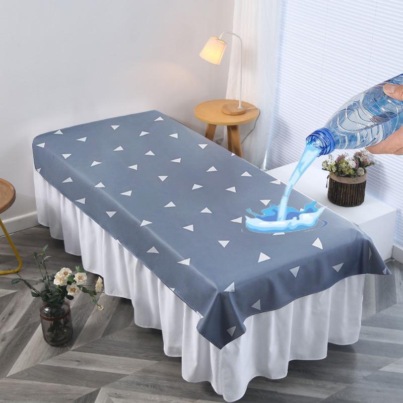 Spa Beauty Salon Massage Table Bed Sheets Water-proof Oil-proof TPU Massage Table Cover With Face Hole Reusable Bedspreads